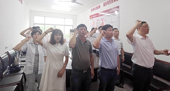 村企共建，，，，，献礼党的98岁生日